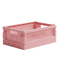 Made Crate Klappbox - Mini - 24x17x9,5 cm - Zuckerwatte Pink