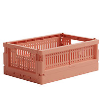 Made Crate Foldable Box - Mini - 24x17x9.5 cm - Peachy