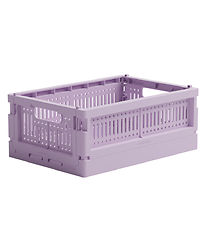 Made Crate Bote Pliante - Mini - 24x17x9,5 cm - Lilas