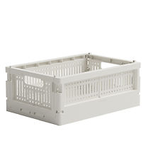 Made Crate Klappbox - Mini - 24x17x9,5 cm - Milch