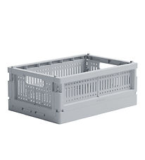 Made Crate Bote Pliante - Mini - 24x17x9,5 cm - Brumeux Grey