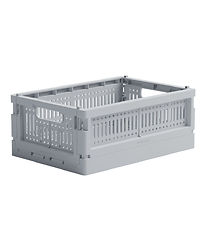 Made Crate Klappbox - Mini - 24x17x9,5 cm - Misty Grey