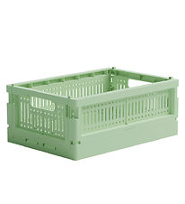 Made Crate Foldable Box - Mini - 24x17x9.5 cm - Spring Green