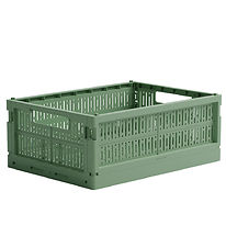 Boîte Pliante Made Crate - Midi - 33x24x13 cm - Green Haricot Gr