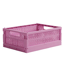 Made Crate Foldable Box - Midi - 33x24x13 cm - Soft Fuchsia