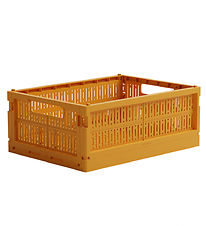 Made Crate Taiteltava laatikko - Midi - 33x24x13 cm - Mustard