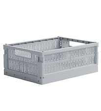 Boîte Pliante Made Crate - Midi - 33x24x13 cm - Brumeuse Grey