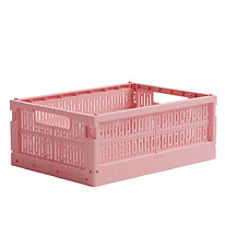 Made Crate Foldable Box - Midi - 33x24x13 cm - Candyfloss Pink