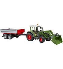 Bruder Tractor - Fendt Vario 211 w. Front loader and Tipper - 02