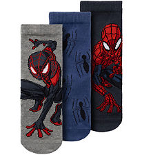 Name It Socks - NmmOsh Spider-Man - 3-Pack - India Ink/Bijou Bl