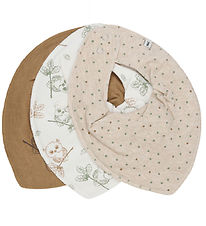 Pippi Babyslabbetje - 3-pack - Geroosterde kokosnoot
