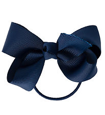 Name It Hair Tie w. Bow - NmfAcc Risa - Dark Sapphire
