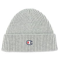 Champion Beanie - Wool/Polyester - Grey Melange