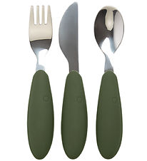 BIBS Cutlery - 3-Pack - Hunter Green