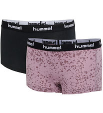 Hummel Hipsters - 2-Pack - hmlCarolina - Black/Arctic Dust w. Pr