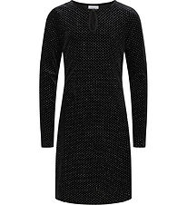 Grunt Robe - velours -Tuam - Noir av. Argent Points