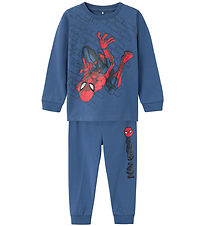 Name It Pyjama Set - NmmOrv Spider-Man - Bijou Blue