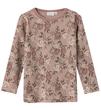 Name It Blouse - Wool - NmfWillow - Sphinx w. Flowers