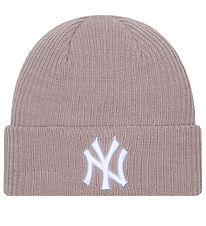 New Era Beanie - Knitted - Rib - New York Yankees - Pastel Brown