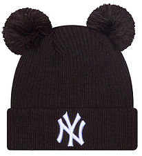 New Era Beanie w. Pom-Pom - Knitted - Rib - New York Yankees - D