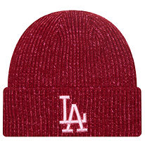 New Era Beanie - Knitted - Rib - Dodgers - Red/Pink