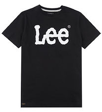 Lee T-shirt - Wobbly Graphic - Black