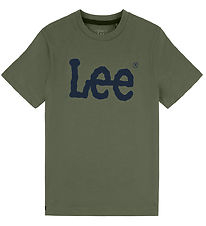 Lee T-shirt - Wobbly Graphic - Four Leaf Clover