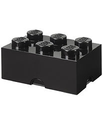LEGO® Storage Säilytyslaatikko - 6 Silmukat - 37,5x25x18 - Musta