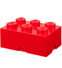 LEGO Storage Storage Box - 6 Knobs - 37.5x25x18 - Bright