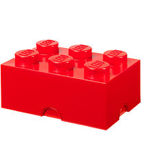 LEGO Storage Silytyslaatikko - 6 Silmukat - 37,5x25x18 - kirka