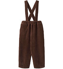 Fliink Corduroy Trousers w. Suspenders - Cub
