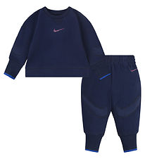 Nike Trousers/Blouse - Rib - Midnight Navy w. Logos