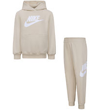 Nike Sweatset - Zandverstuiving m. Wit