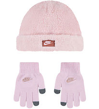 Nike Beanie/Gloves - Pink Foam