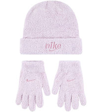 Nike Beanie/Gloves - Pink Foam