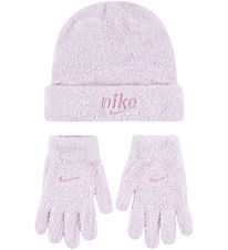 Nike Bonnet/Gants - Rose Mousse