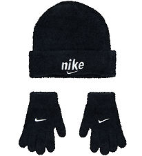 Nike Mtze/Handschuhe - Schwarz