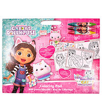 Gabby's Dollhouse Colouring Book w. Stickers/Colours