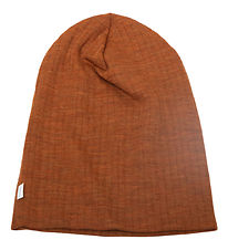 Joha Beanie - Wool - 2-layer - Orange