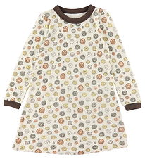 Katvig Kleid - Wolle - Weiß m. Smiley