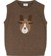 Hust and Claire Waistcoat - Knitted - Princo - Cub Brown