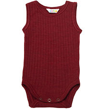 Joha Bodysuit Sleeveless - Wool - Bordeaux