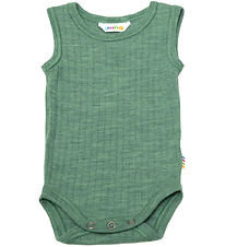 Joha Bodysuit Sleeveless - Wool - Green