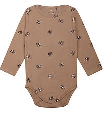 The New Siblings Bodysuit l/s - TnsHimo - Ginger Snap w. Ringer