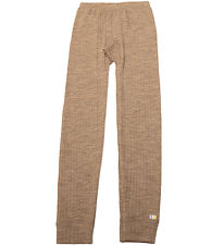 Joha Leggings - ull - Brúnt