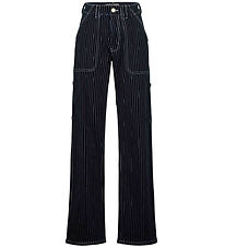 Sofie Schnoor Tjejer Byxor - Cianna - Dark Blue Striped