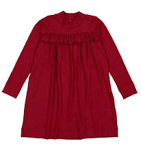 MarMar Dress - Modal - Rib - Dea F - Hibiscus Red