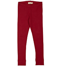 MarMar Leggings - Modal - Rib - Rouge Hibiscus