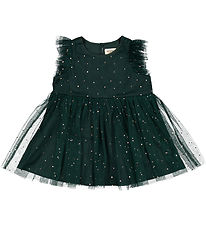 MarMar Jurk - Ballerina Dotty - Dinne - Dark Leaf