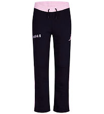Jordan Sweatpants - Black/Pink w. Corduroy
